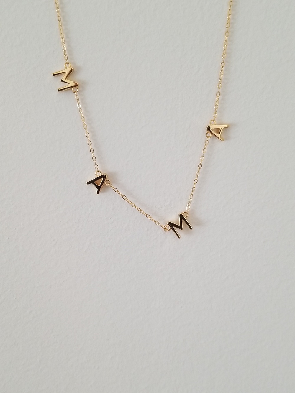 Dainty Minimalist 'MAMA' Necklace
